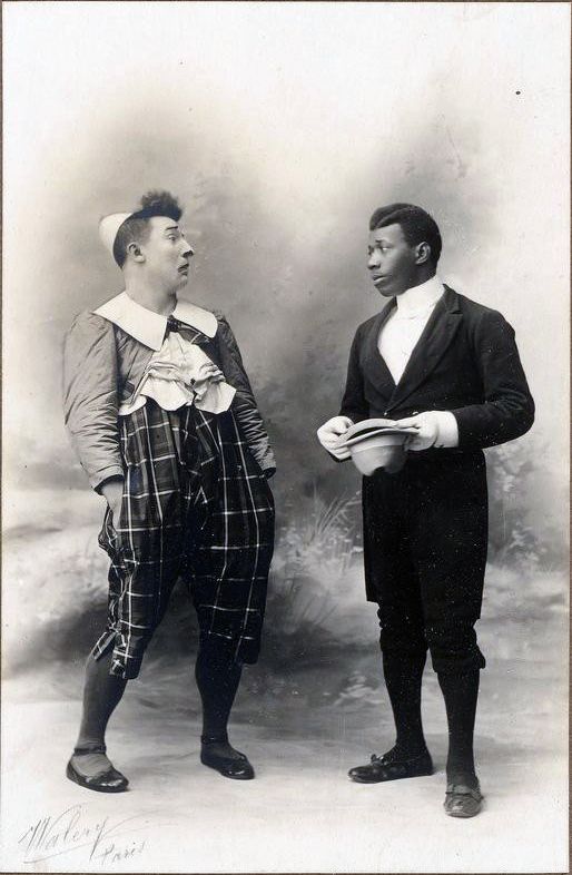 Le duo de clowns Foottit et Chocolat (entre 1888 et 1910)